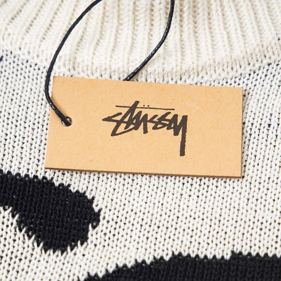 Nike X Stussy Knit Sweater Natural - Picture 7 of 9